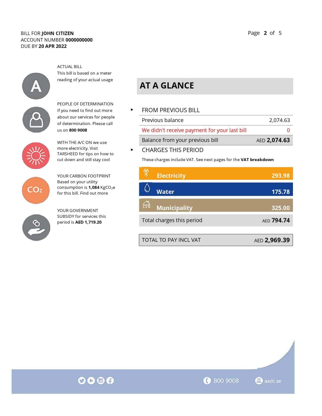 UAE-Dubai-Al-Ain-Distribution-Co..jpg UAE Dubai Al Ain Distribution Co. Word and PDF utility bill template (5 pages) - Image 2