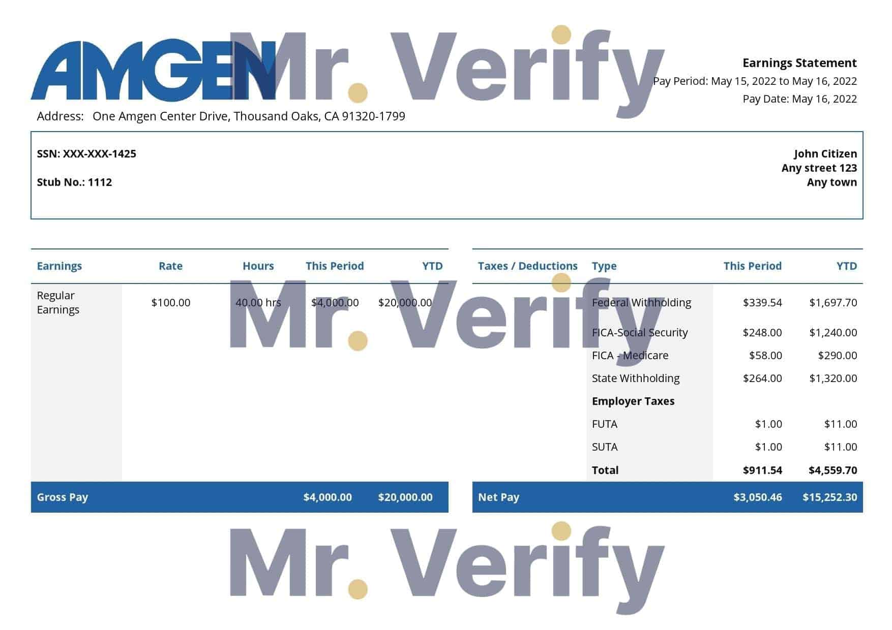 USA-Amgen-biotechnology.jpg USA Amgen biotechnology company pay stub Word and PDF template
