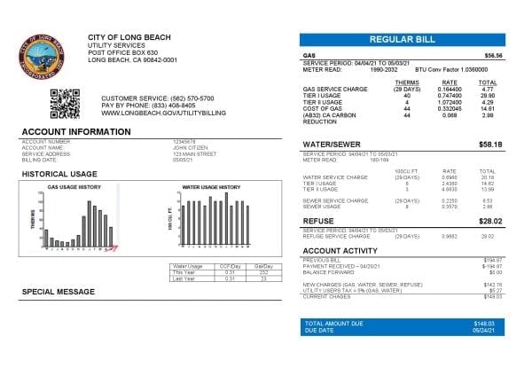 USA-City-of-Long.jpg USA City of Long Beach utility bill template in Word and PDF format
