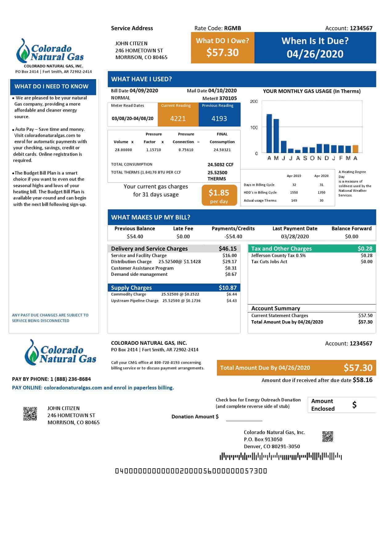 USA-Colorado-Natural-Gas_000001.jpg USA Colorado Natural Gas utility bill template in Word and PDF format