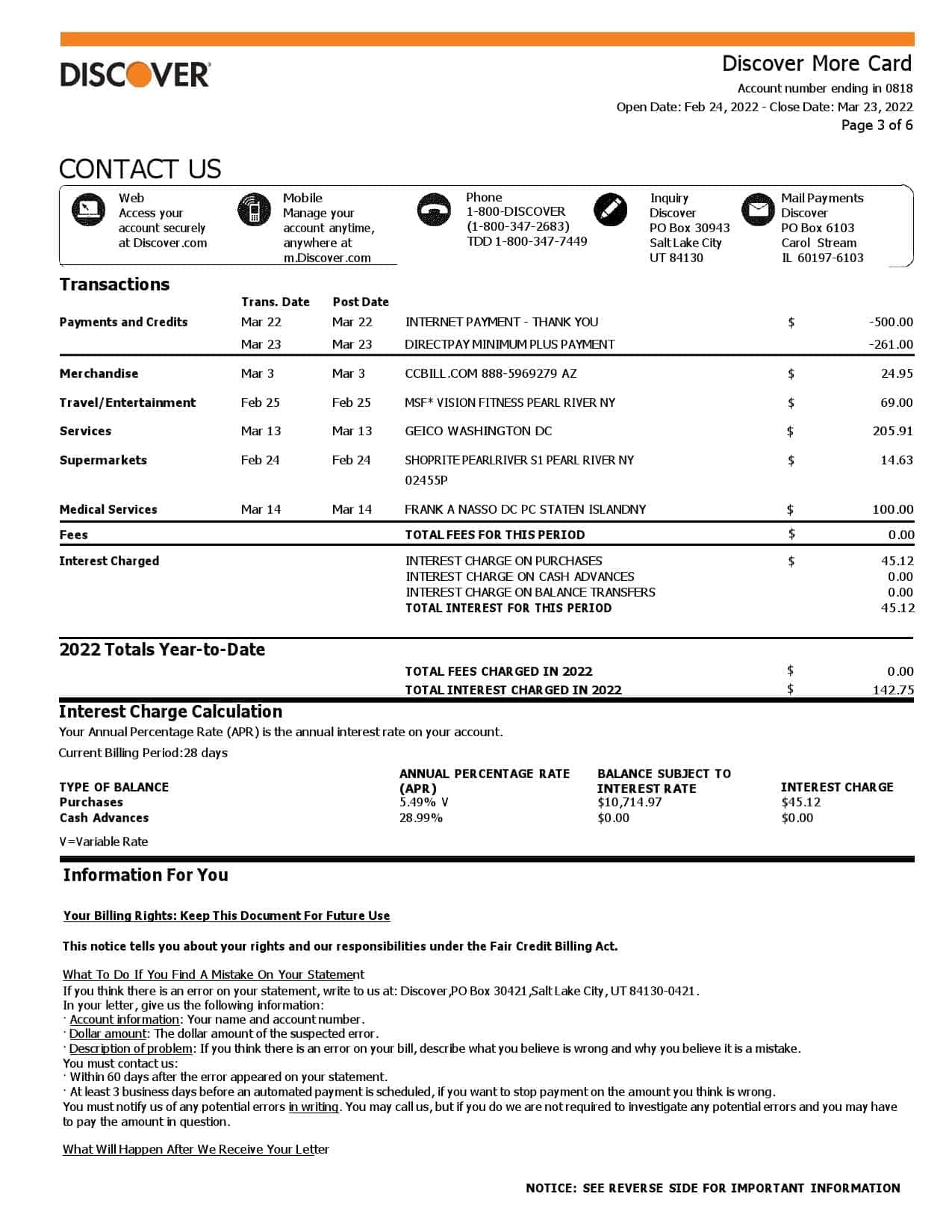 USA-Discover-credit-card-statement-Word-and-PDF-template-6-pages-3.jpg USA Discover credit card statement, Word and PDF template, 6 pages - Image 3