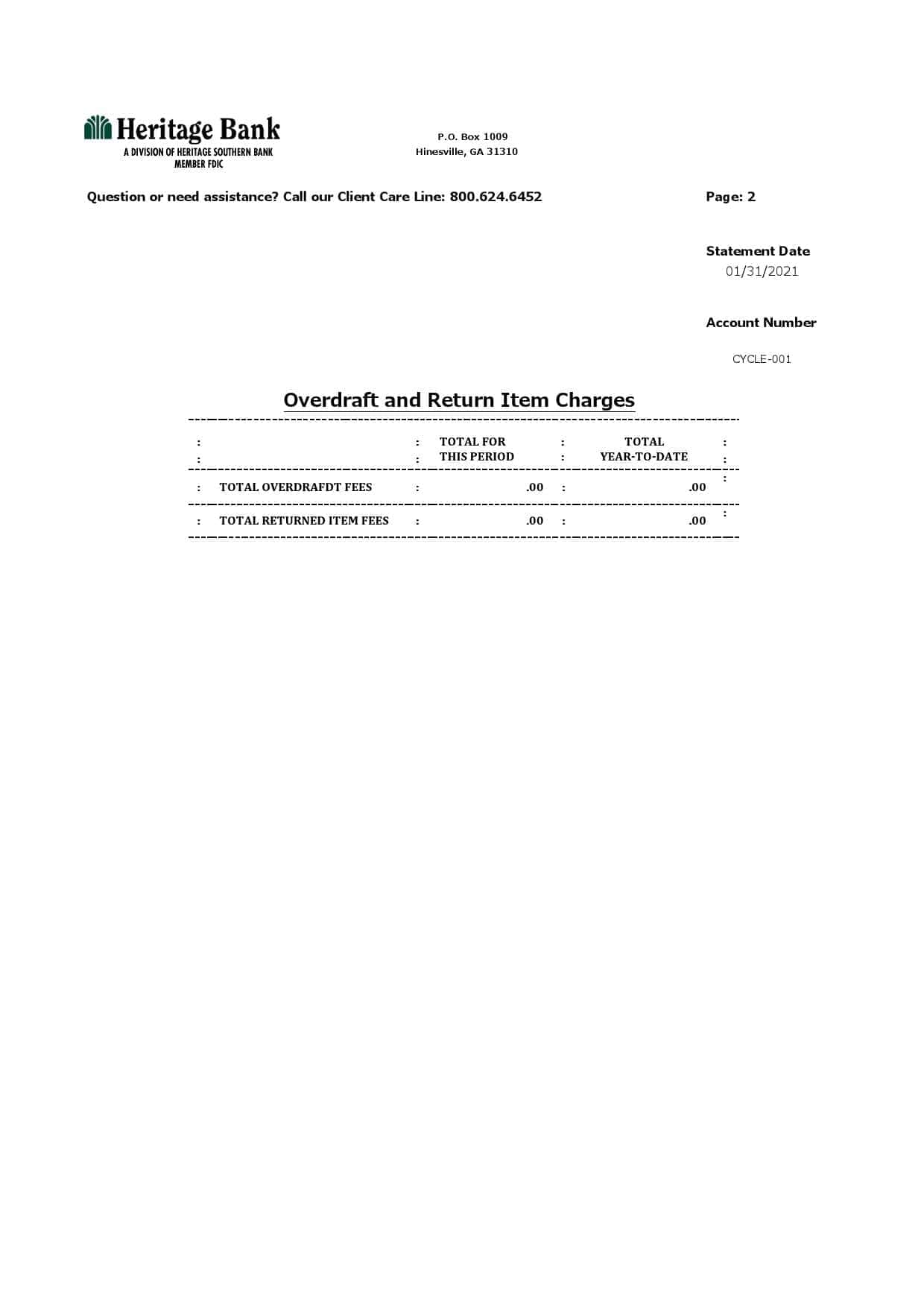 USA-Heritage-bank-statement-template-in-Word-and-PDF-format-3-pages-2.jpg USA Heritage bank statement template in Word and PDF format (3 pages) - Image 2