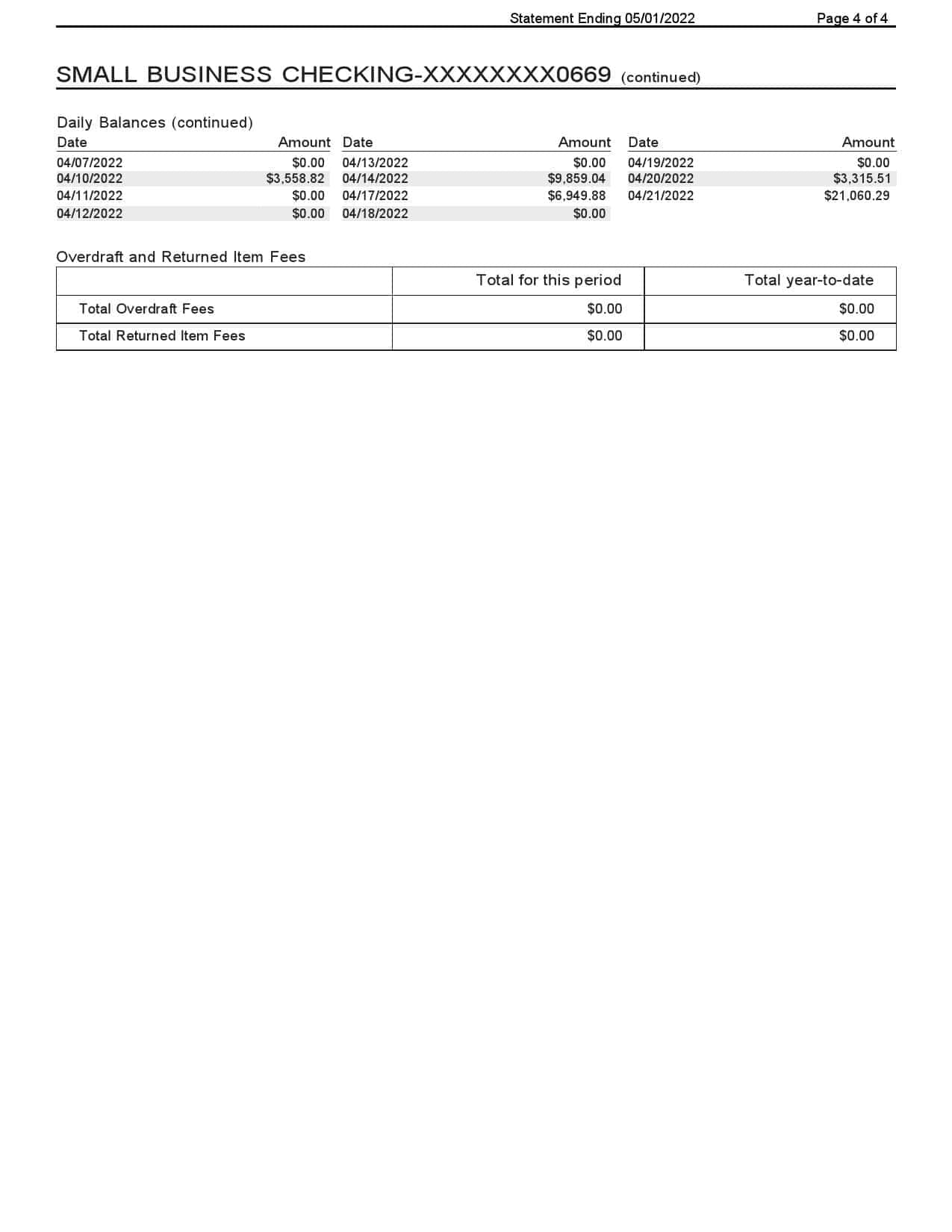USA-Howard-bank-statement-Word-and-PDF-template-4-pages-4.jpg USA Howard bank statement Word and PDF template, 4 pages - Image 4
