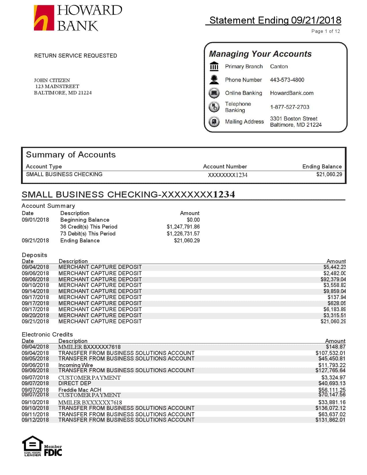 USA-Maryland-Howard-Personal-proof-of-address-bank-statement-template-in-Word-and-PDF-format-4-pages-1.jpg USA Maryland Howard Personal proof of address bank statement template in Word and PDF format (4 pages)