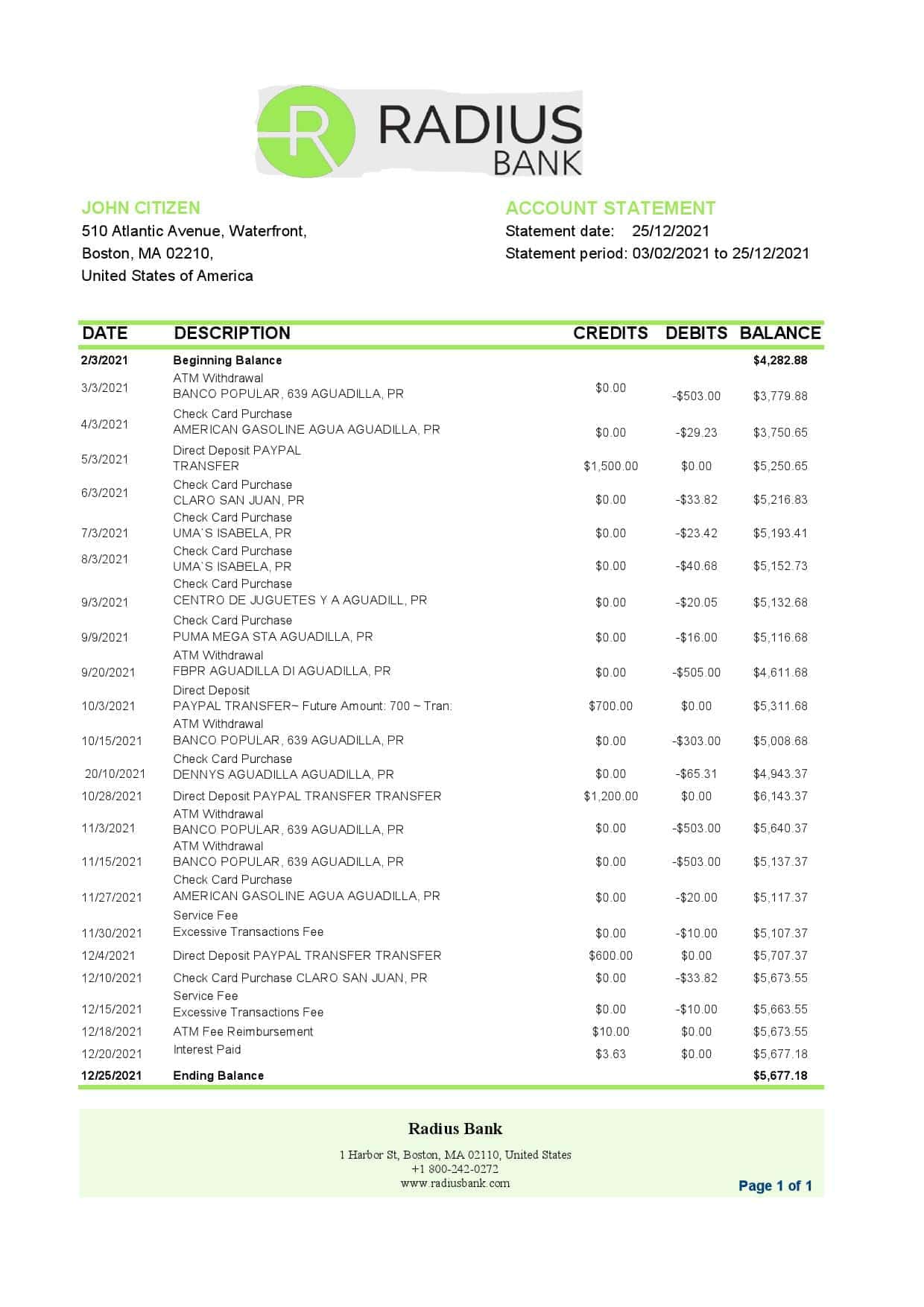 USA-Massachusetts-Radius-Bank-statement-easy-to-fill-template-in-Excel-and-PDF-format.jpg USA Massachusetts Radius Bank statement easy to fill template in Excel and PDF format