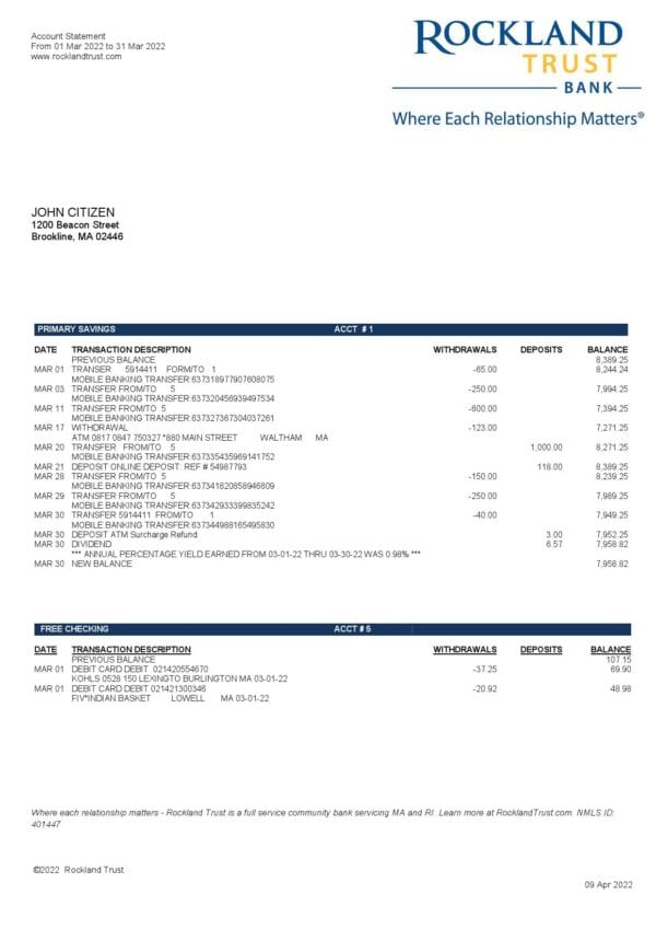 USA-Massachusetts-Rockland-Trust-bank-statement-Word-and-PDF-template.jpg USA Massachusetts Rockland Trust bank statement Word and PDF template