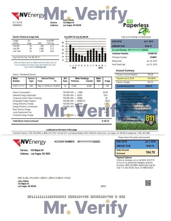 USA-NV-Energy.jpg USA Nevada NV Energy utility bill template in Word and PDF format
