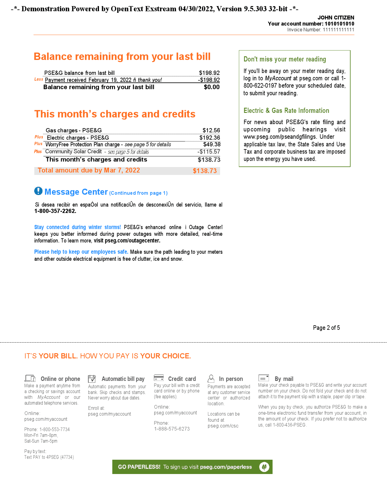 USA-New-York-PSEG-utility-1.png USA New York PSEG utility bill, Word and PDF template, 5 pages - Image 2