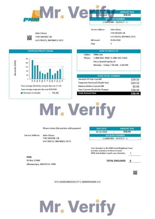 USA-PNM.jpg USA New Mexico PNM easy fillable utility bill template in Word and PDF format (.doc and .pdf)