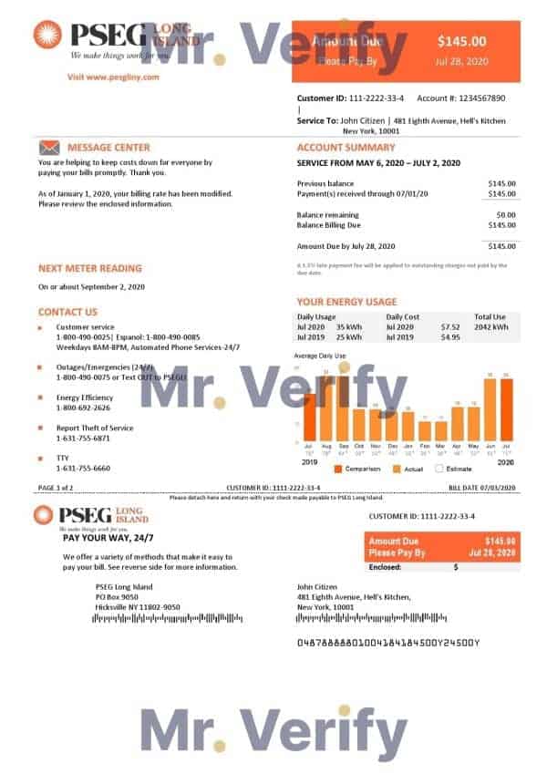 USA-PSEG-electricity.jpg USA New Jersey PSEG electricity utility bill template in Word and PDF format, 2 pages