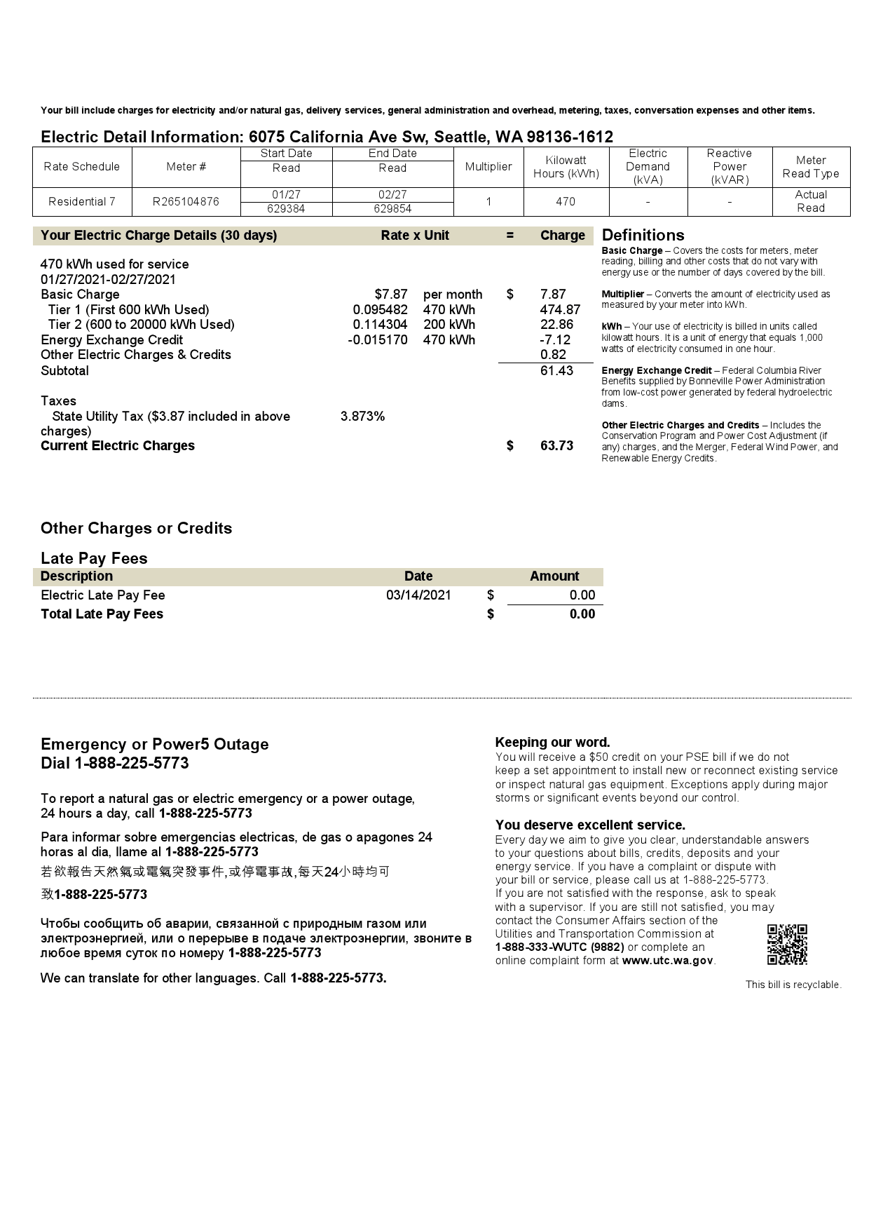 USA-Puget-Sound-Energy-2-1.png USA Washington Puget Sound Energy utility bill template in Word and PDF format, 2 pages, version 2 - Image 2