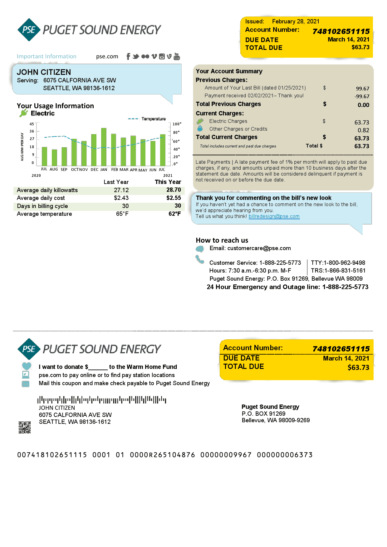 USA-Puget-Sound-Energy-2.png USA Washington Puget Sound Energy utility bill template in Word and PDF format, 2 pages, version 2