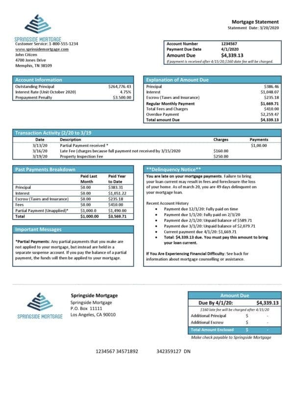 USA-Springside-Mortgage-bank-statement-template-in-Word-and-PDF-format.jpg USA Springside Mortgage bank statement template in Word and PDF format