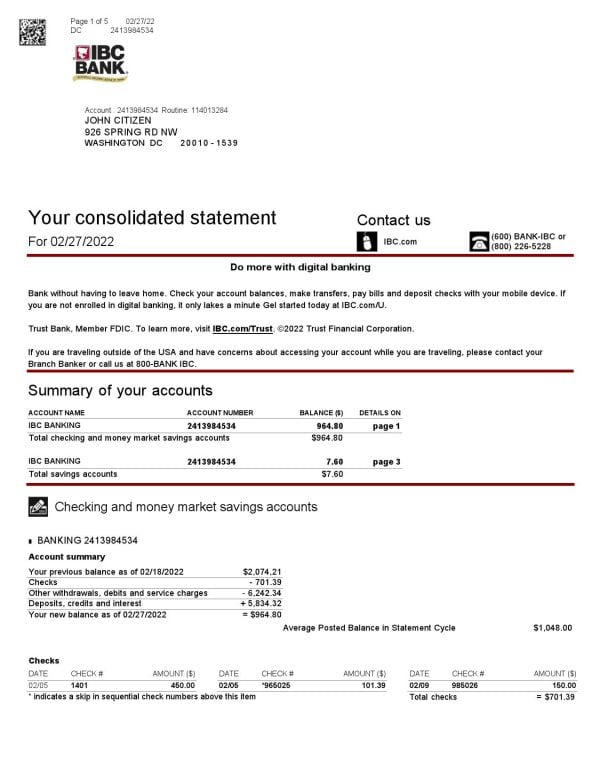 USA-Texas-IBC-bank-statement-Word-and-PDF-template-5-pages-1.jpg USA Texas IBC bank statement Word and PDF template, 5 pages