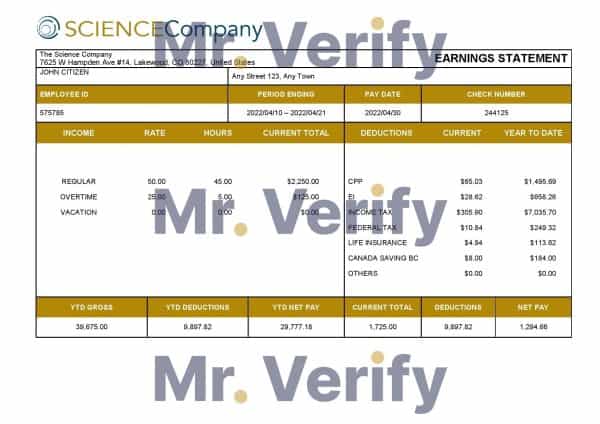 USA-The-Science-Company-science-company.jpg USA The Science Company science company pay stub Word and PDF template