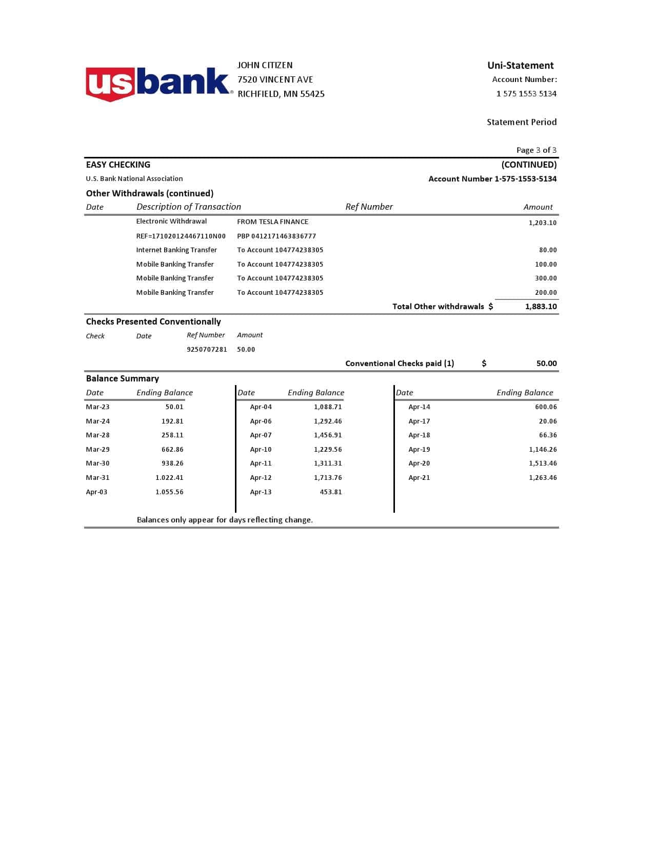 USA-U.S.-Bank-statement-template-in-Excel-and-PDF-.xls-and-.pdf-file-format-3-pages-3.jpg USA U.S. Bank statement template in Excel and PDF (.xls and .pdf file) format (3 pages) - Image 3