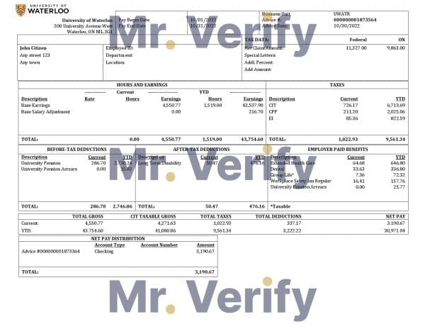 USA educational company employee sheet template in Word and PDF format