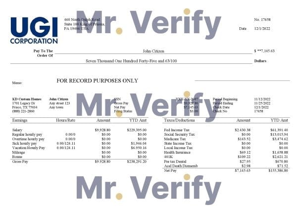 USA energy company employee sheet template in Word and PDF format