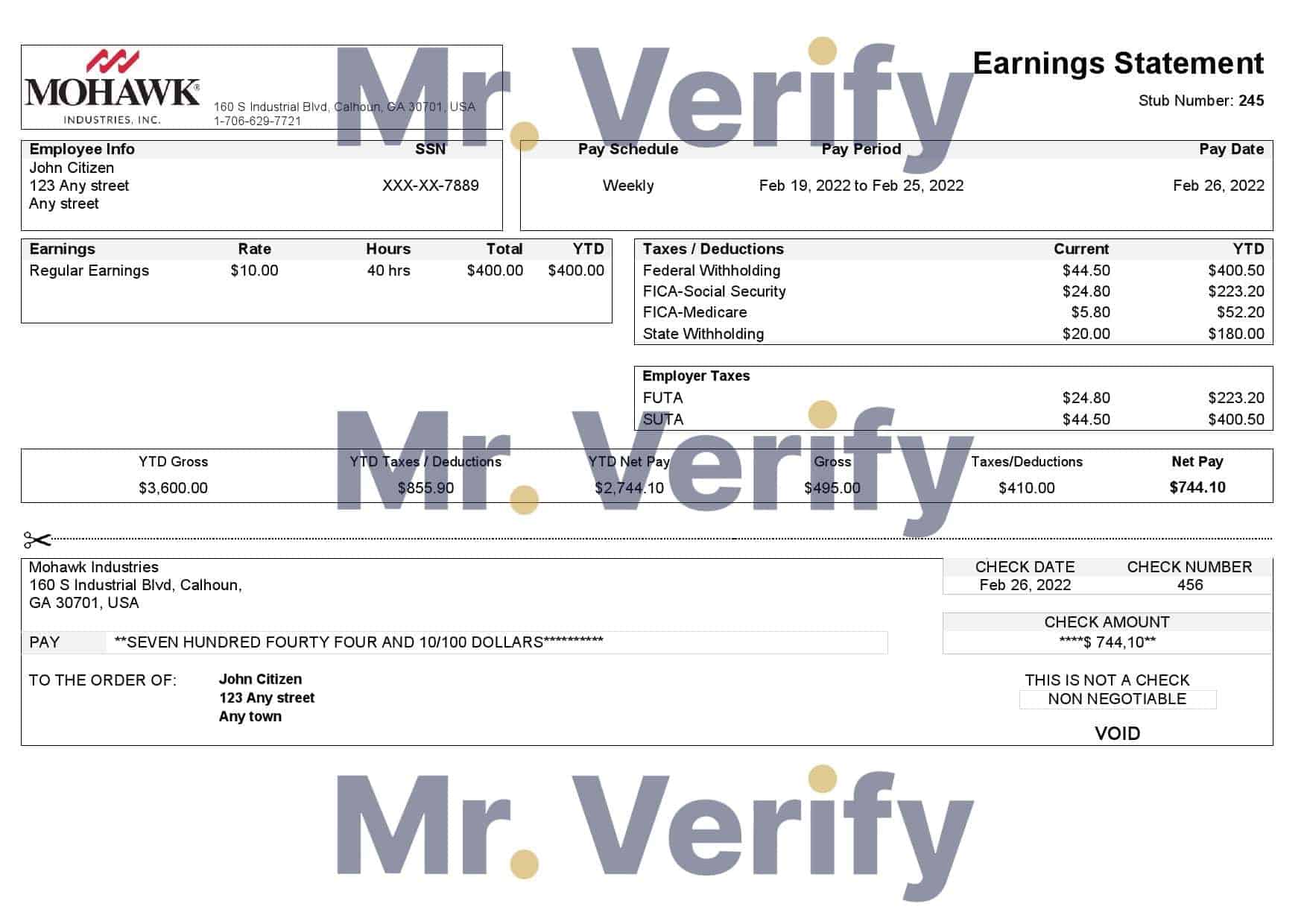 USA-manufacturing-company-earning-statement.jpg USA manufacturing company earning statement template in Word and PDF format