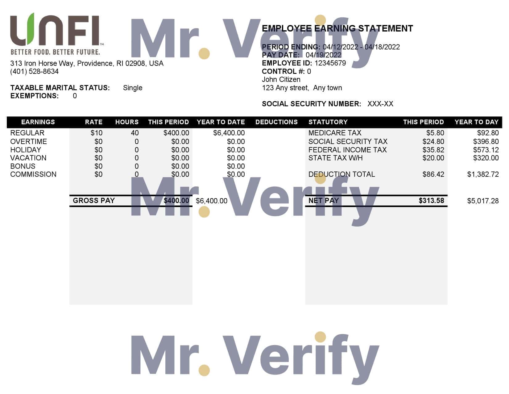 USA-retail-company-earning-statement.jpg USA retail company earning statement template in Word and PDF format