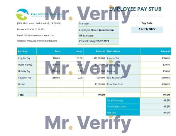 USA-technologies-company-employee-sheet.jpg USA Texas commercial cleaning company earnings statement template in Word and PDF format