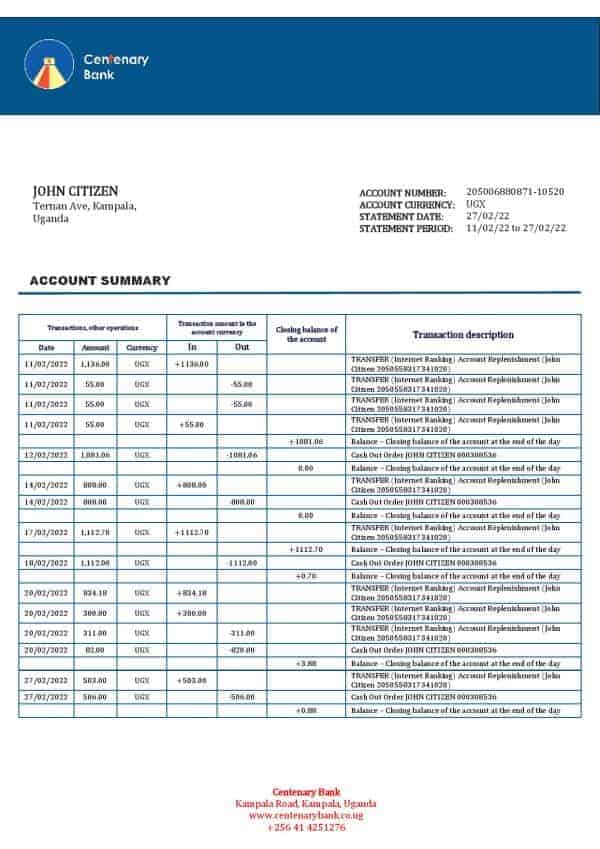Uganda-Centenary-bank-statement-template-in-Word-and-PDF-format.jpg Uganda Centenary bank statement template in Word and PDF format