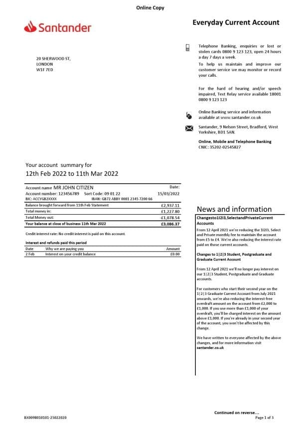 United-Kingdom-Santander-bank-statement-Word-and-PDF-template-3-pages-version-1-1.jpg United Kingdom Santander bank statement Word and PDF template, 3 pages, version 1