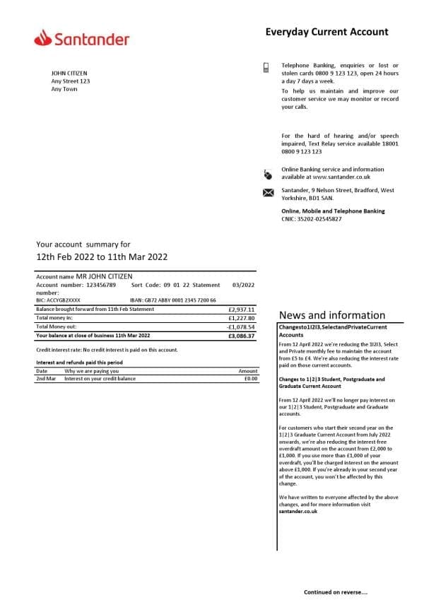 United-Kingdom-Santander-bank-statement-Word-and-PDF-template-3-pages-version-2-1.jpg United Kingdom Santander bank statement Word and PDF template, 3 pages, version 2