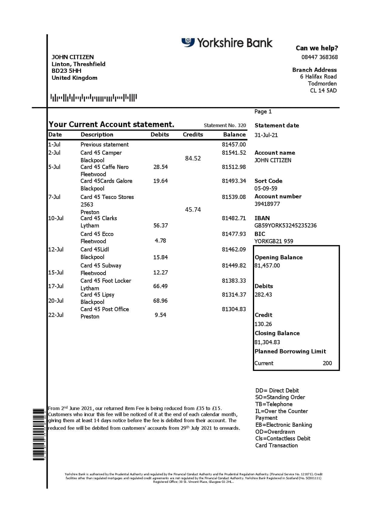 United-Kingdom-Yorkshire-bank-statement-easy-to-fill-template-in-Excel-and-PDF-format.jpg United Kingdom Yorkshire bank statement easy to fill template in Excel and PDF format