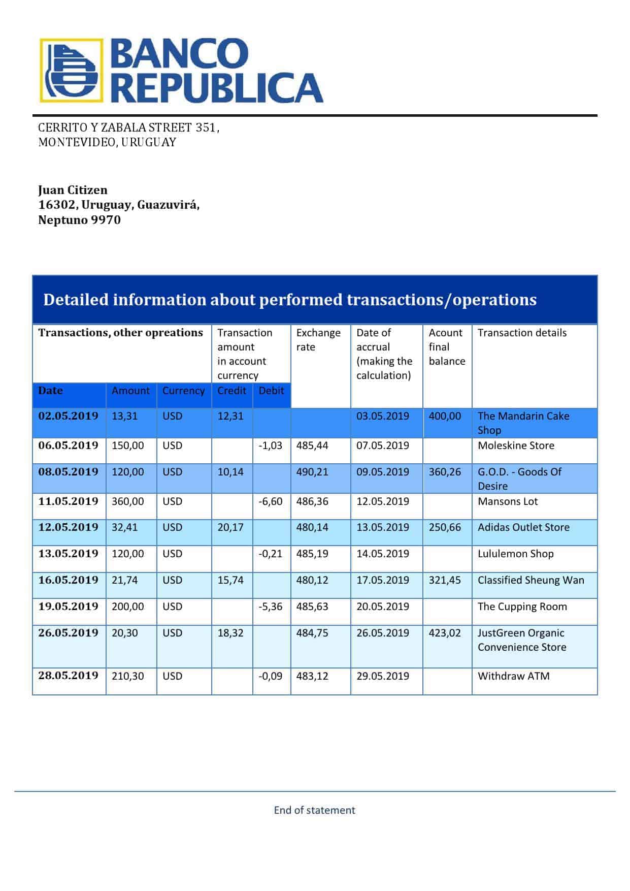 Uruguay-Banco-de-la-Republica-Oriental-del-Uruguay-bank-statement-template-in-Word-and-PDF-format-good-for.jpg Uruguay Banco de la República Oriental del Uruguay bank statement template in Word and PDF format, good for address prove
