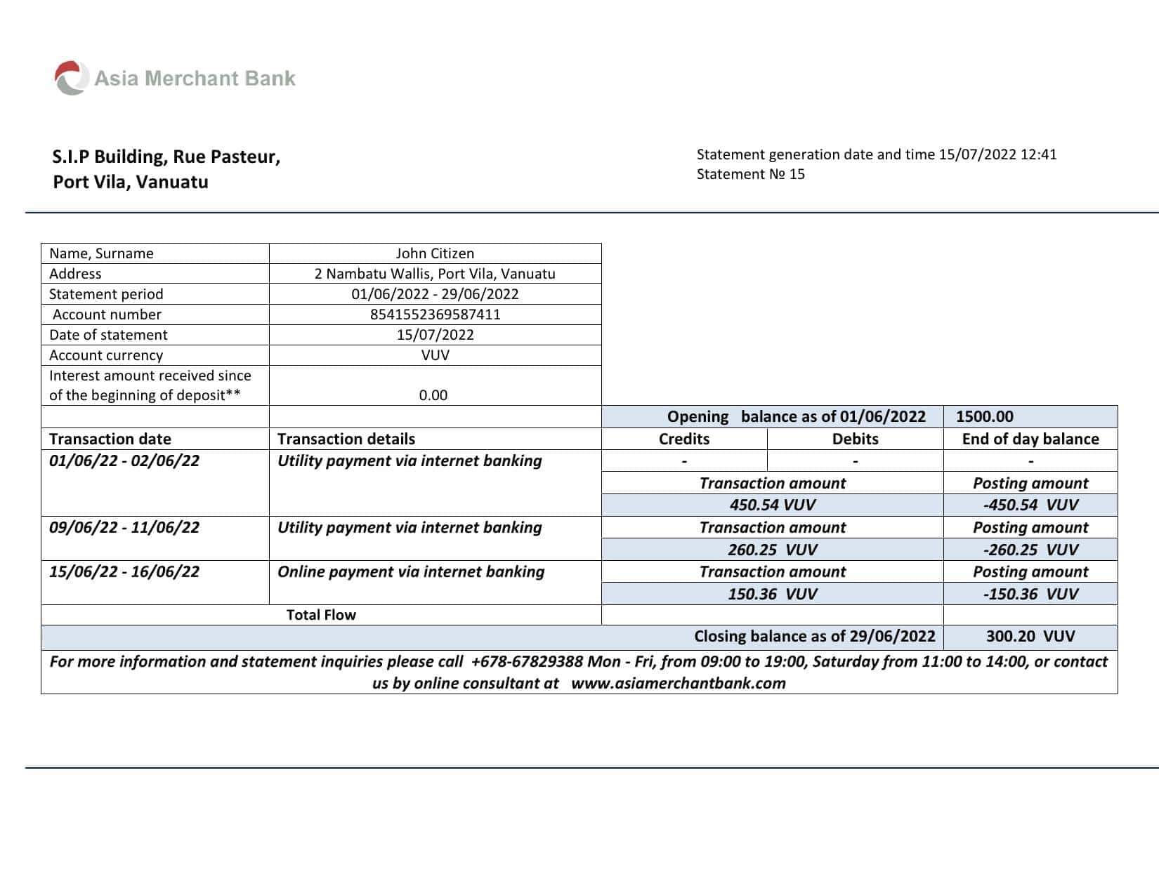 Vanuatu-Asia-Merchant-bank-statement-template-in-Word-and-PDF-format.jpg Vanuatu Asia Merchant bank statement template in Word and PDF format