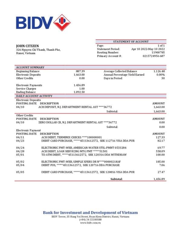 Vietnam-BIDV-bank-statement_000001.jpg Vietnam BIDV bank statement template in Word and PDF format