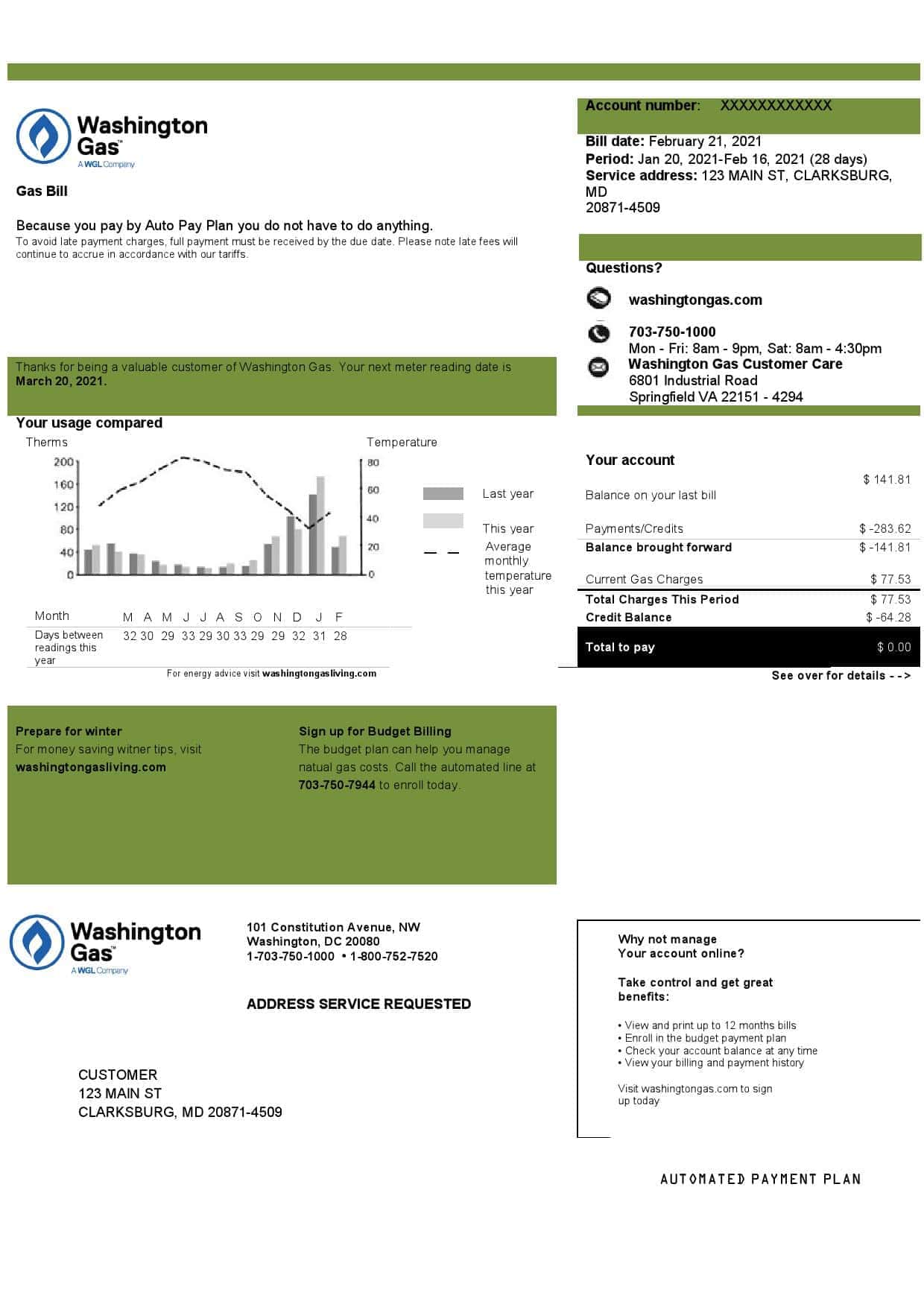 Washington-Gas.jpg USA Washington Gas (WGL) Utility Bill Template in Word and PDF Format