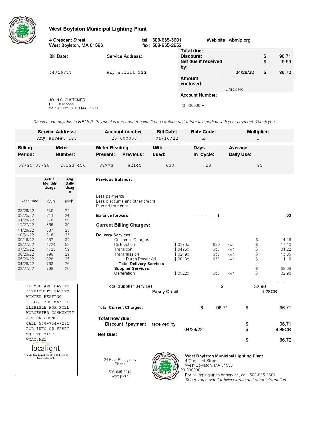 West-booston.jpg USA West Boylston utility bill template in Word and PDF format