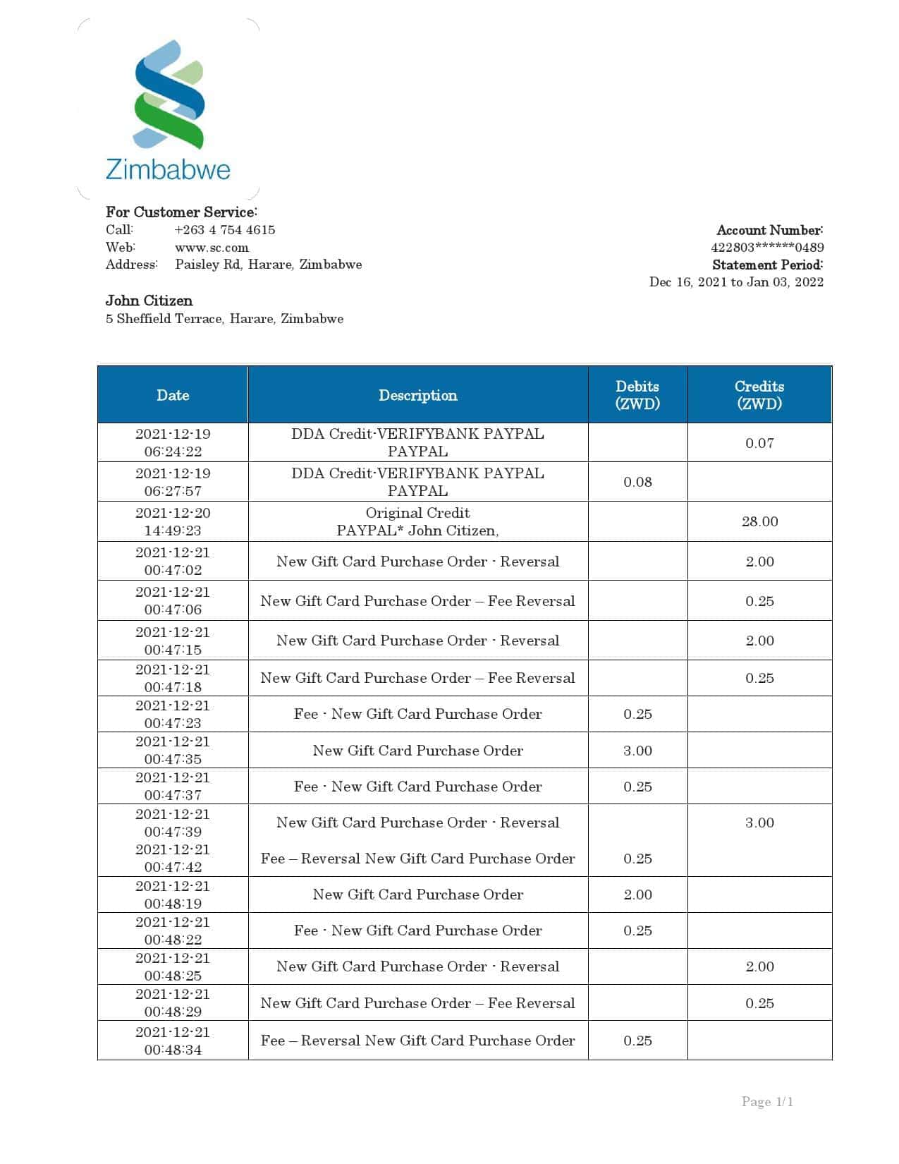 Zimbabwe-Standard-Chartered-Bank-statement-template-in-Word-and-PDF-format.jpg Zimbabwe Standard Chartered Bank statement template in Word and PDF format