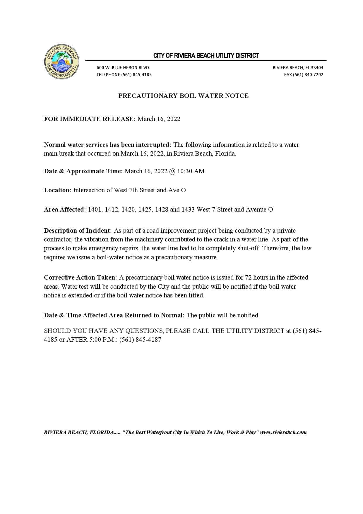 city-of-Riviera-beach-utility.jpg USA Florida City of Riviera Beach utility district water utility shut off notice, Word and PDF template