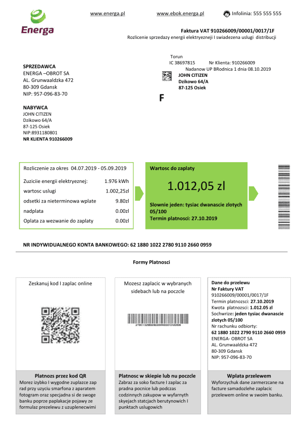 energa-.png Poland Energa utility bill template in Word and PDF format