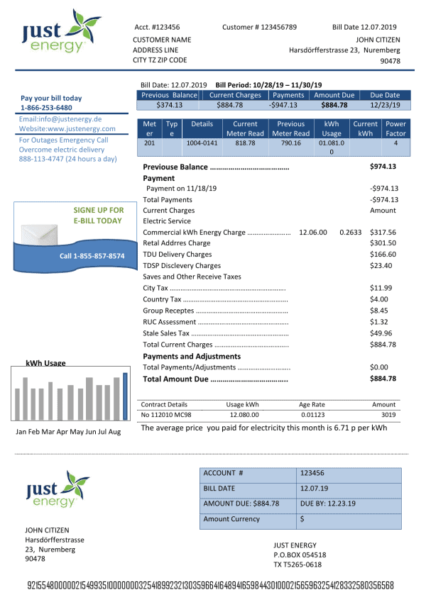 germany-just-energy_000001.png Germany Just Energy utility bill template in Word and PDF format (.doc and .pdf)