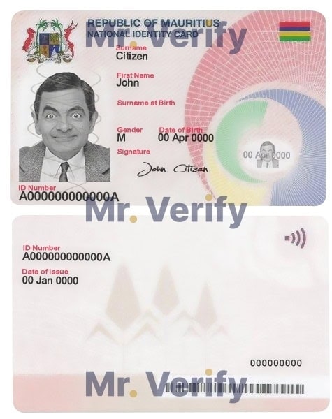 mauritius-id.jpg Mauritius ID Card PSD Template: Fully Editable