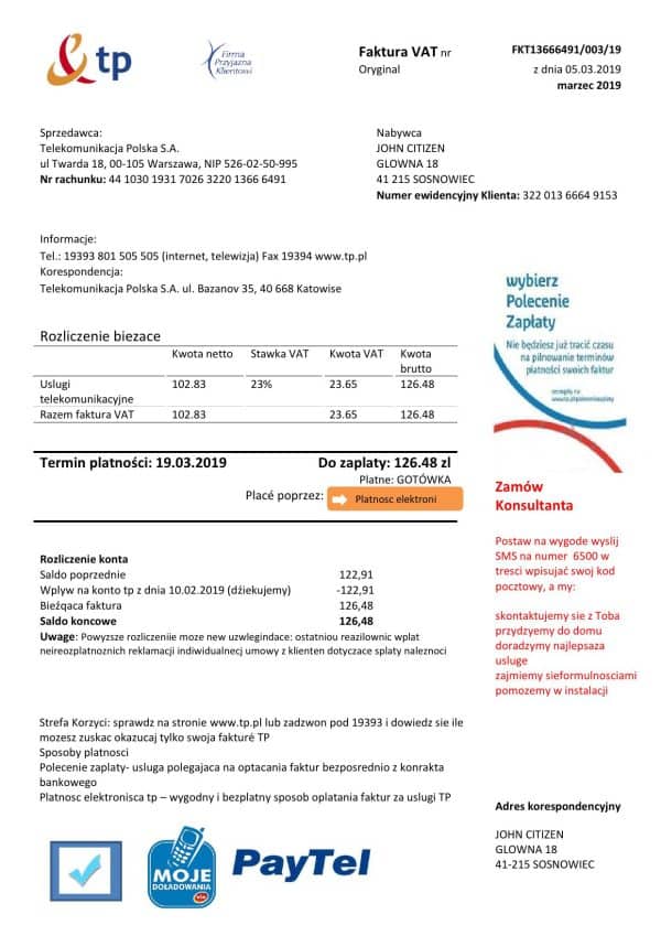 tp-poland_000001-1.jpg Poland TP utility bill template in Word and PDF format
