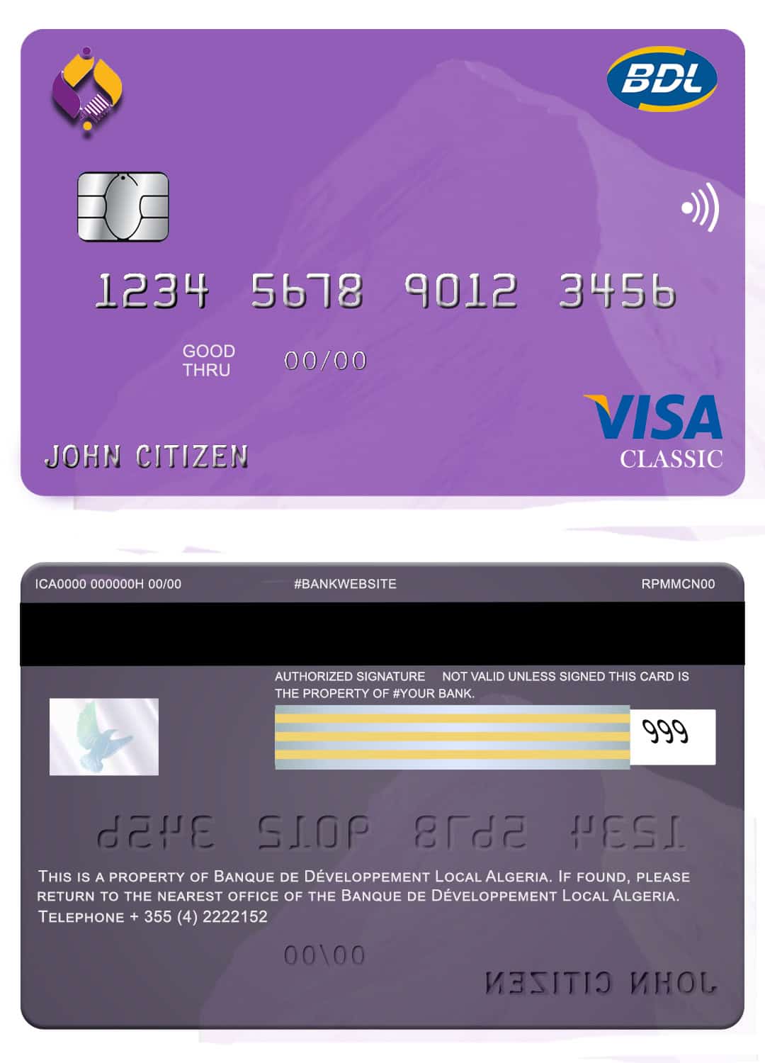 Algeria Banque de developement visa card Fillable Algeria Banque de developement visa card Templates
