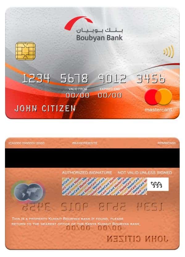 Kuwait Boubyan bank mastercard Editable Kuwait Boubyan bank mastercard Templates