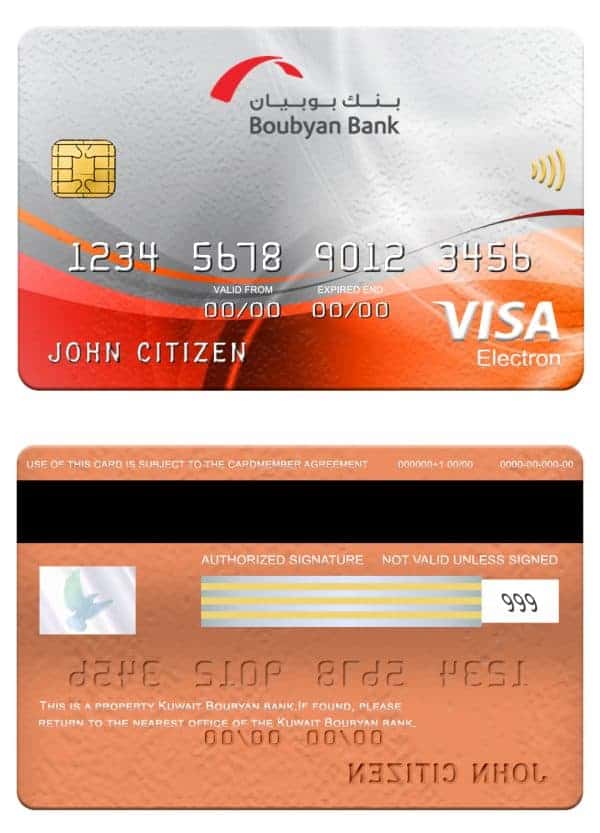 Kuwait Boubyan bank visa electron card Fillable Kuwait Boubyan bank visa electron card Templates