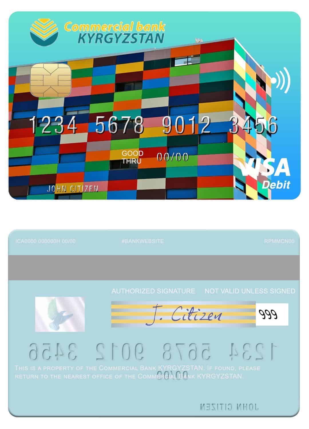 Kyrgyzstan Commercial Bank visa card Fillable Kyrgyzstan Commercial Bank visa card Templates