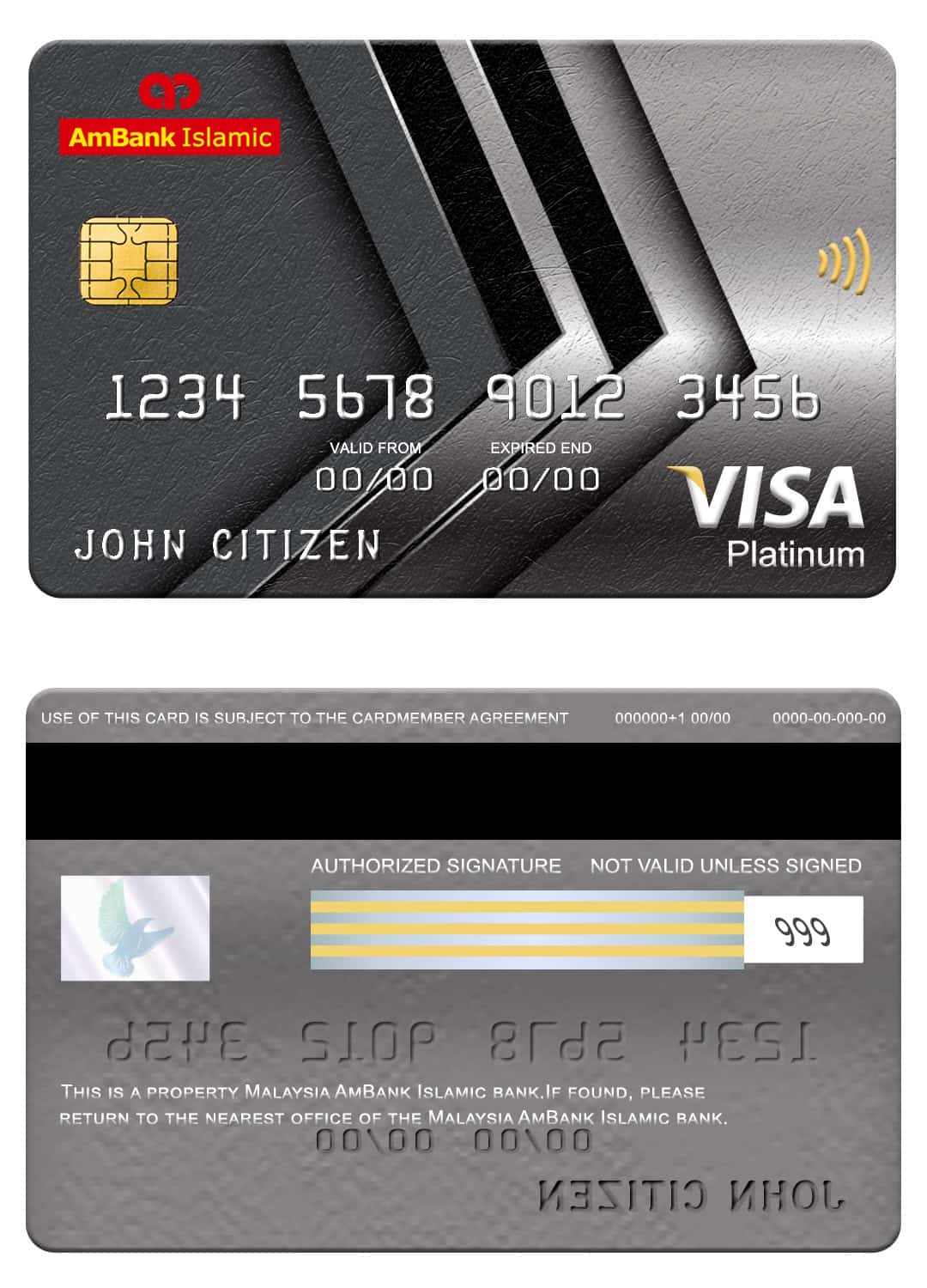 Malaysia AmBank Islamic bank visa platinum card Fillable Malaysia AmBank Islamic bank visa platinum card Templates