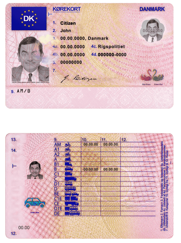 DL-Danmark-PSD-min Denmark Driver License PSD Template