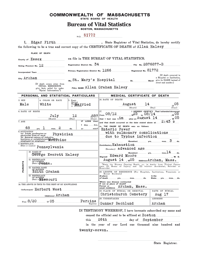 USA-Massachusetts-Death-Certificates-PDF-Template-3 Fake USA Massachusetts Death Certificate Pdf Template page 2