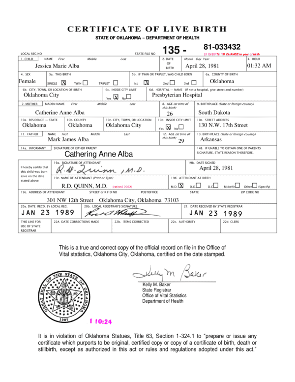 USA-Oklahoma-Birth-Certificate-Word-Template-1 USA Oklahoma Birth Certificate word template