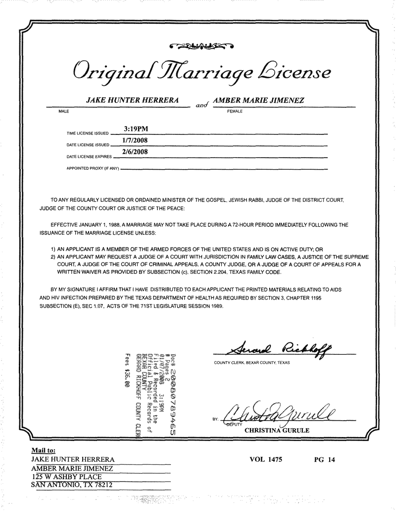 USA-Texas-Marriage-Certificate-Template-2 Fake USA Texas Marriage Certificate Pdf Template page 2