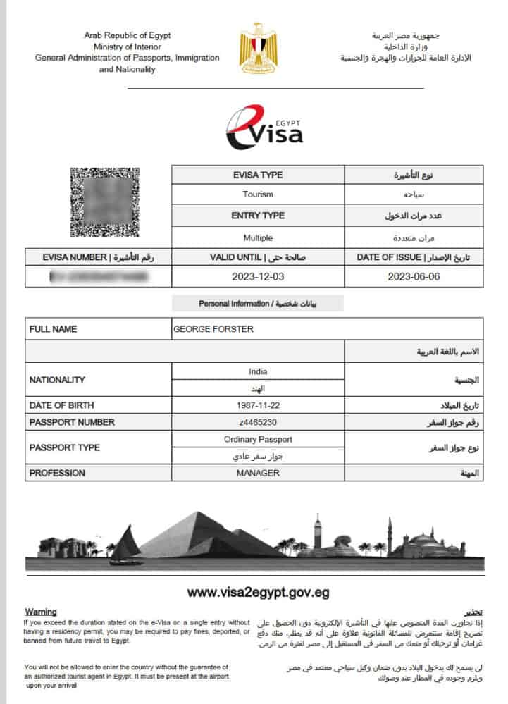 Egypt-electronic-entry-visa-Word-And-PDF-template Egypt electronic visa Word And PDF template